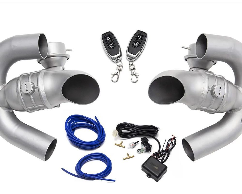 Soul Performance Valved Muffler Bypass Conversion for 986 Porsche Boxster with Valve Controller Kit