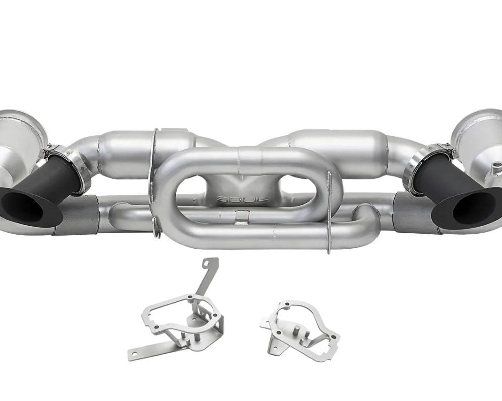 Soul Performance Performance Exhaust System for 992 Porsche 911 Carrera with Valve Brackets