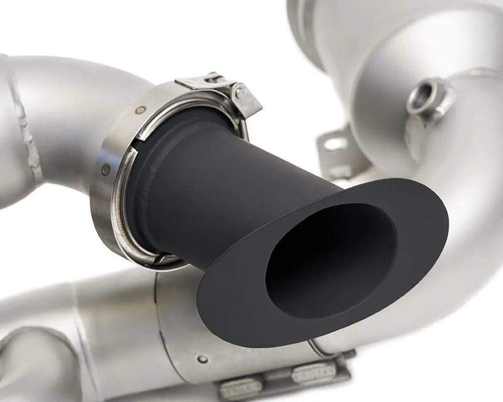 Soul Performance Performance Exhaust System for 992 Porsche 911 Carrera Black Adapter Tips