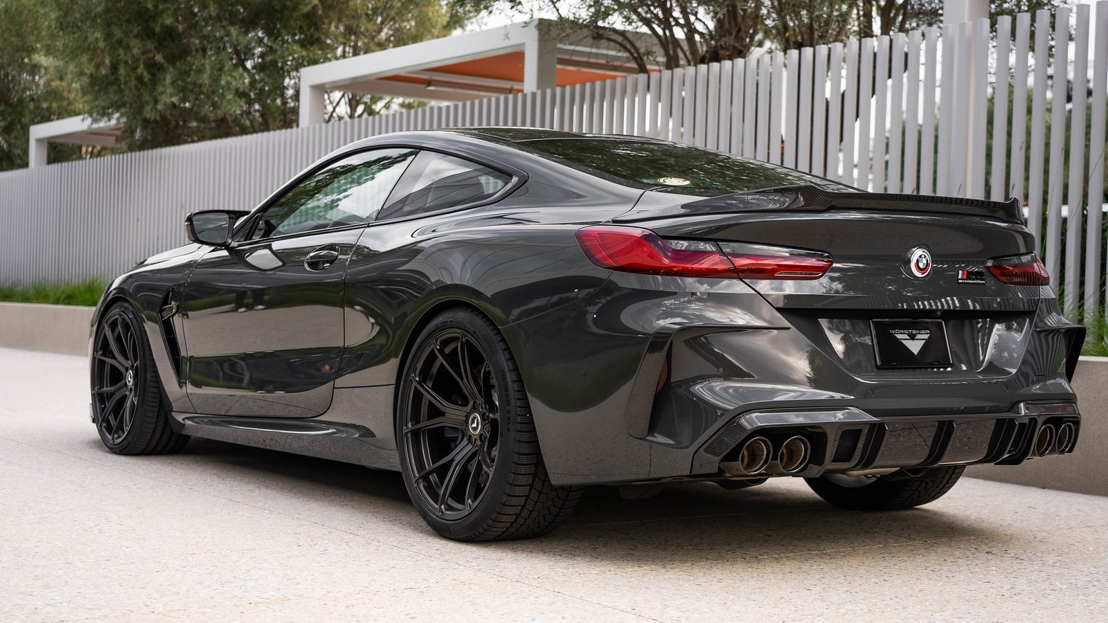 Vorsteiner VRS Aero Rear Bumper Carbon Fiber Eye Brows for F91 / F92 ...