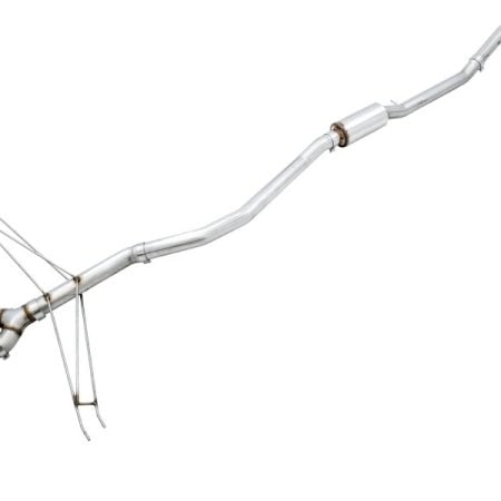 AWE Tuning Track Edition Exhaust w/Front Pipe & Dual Diamond Black Tips for FC / FK Honda Civic Si [3020-33066]