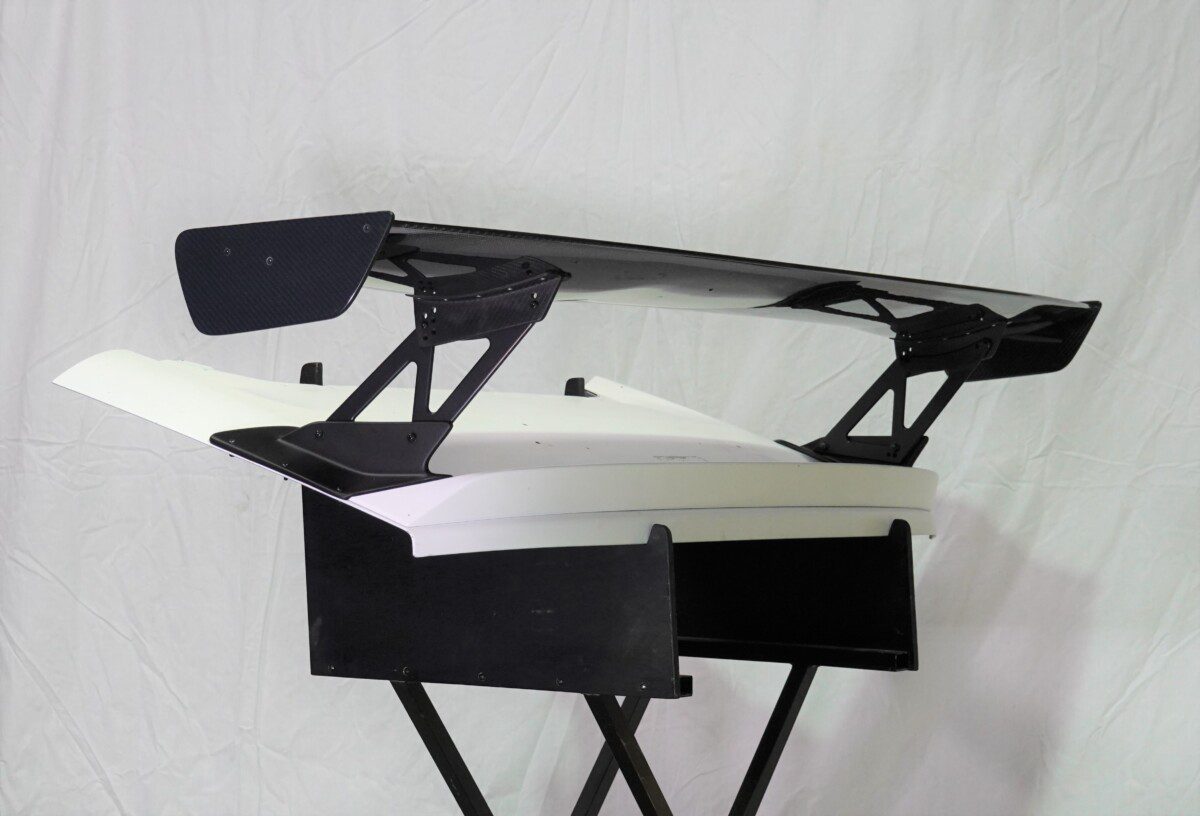 Voltex Wet Carbon Type 2 & 4 Rear Wing with 225mm Stands, End