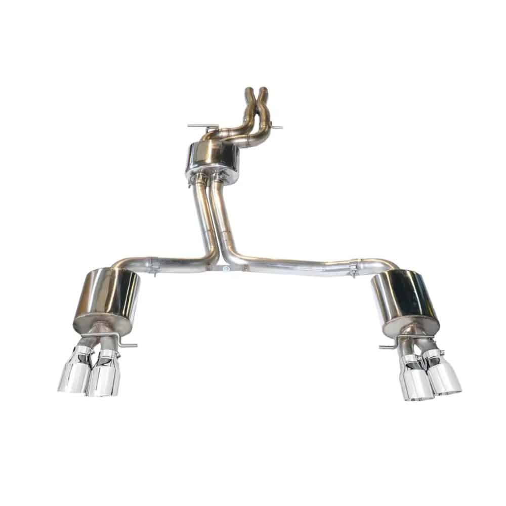AWE Tuning Touring Edition Exhaust w/ Chrome Silver Tips for B8.5 Audi S4