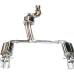 AWE Tuning 3.0T Touring Edition Exhaust - Chrome Silver Tips (102mm) for B8.5 Audi S4