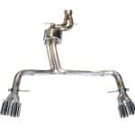 AWE Tuning Track Edition Exhaust - Chrome Silver Tips (90mm) for B8.5 Audi S5