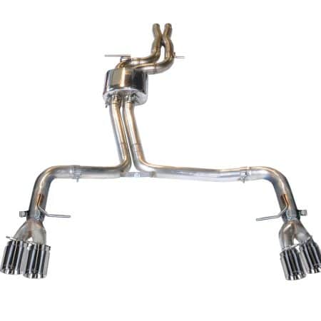 AWE Tuning Track Edition Exhaust – Chrome Silver Tips (90mm) for B8.5 Audi S5 [3010-42046]