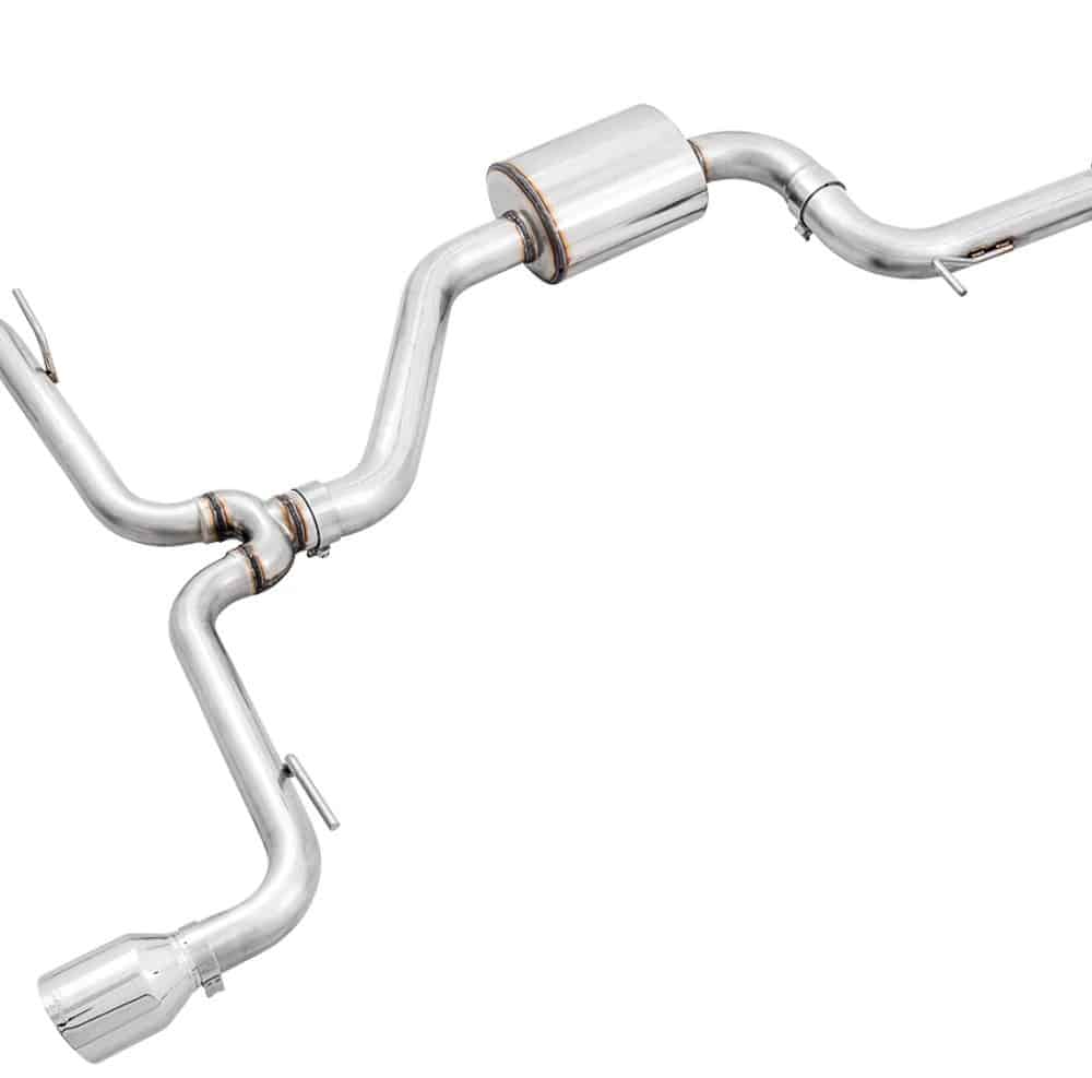 AWE Tuning 2.0T Touring Edition Exhaust w/Chrome Silver Tips 102mm for MK7.5 Volkswagen GTI