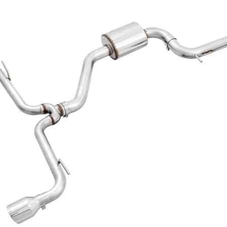 AWE Tuning 2.0T Touring Edition Exhaust w/Chrome Silver Tips 102mm for MK7.5  Volkswagen GTI
