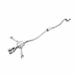 AWE Tuning Touring Edition Exhaust w/ Front Pipe and Dual Chrome Silver Tips for FC1 & FC3 Honda Civic Si