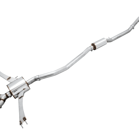 AWE Tuning Touring Edition Exhaust w/Front Pipe & Dual Chrome Silver Tips for FC / FK Honda Civic Si [3015-32108]