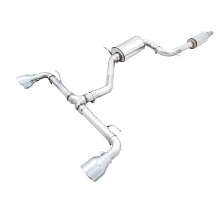 AWE Touring Edition Exhaust w/ Chrome Silver Tips for MK8 Volkswagen Golf GTI [3015-32658]