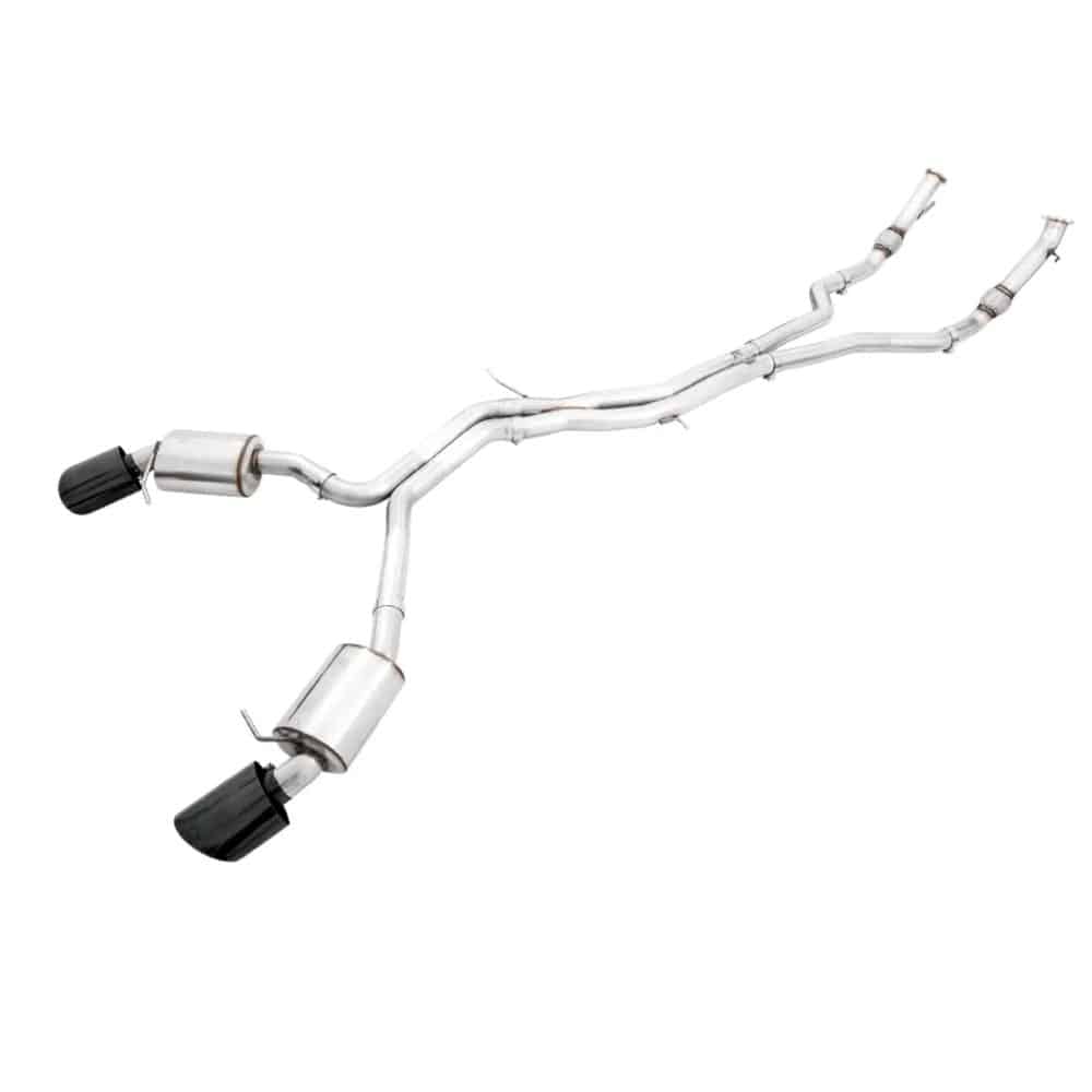 AWE Tuning Touring Edition Exhaust w/ Diamond Black RS Tips for B9 Audi RS5
