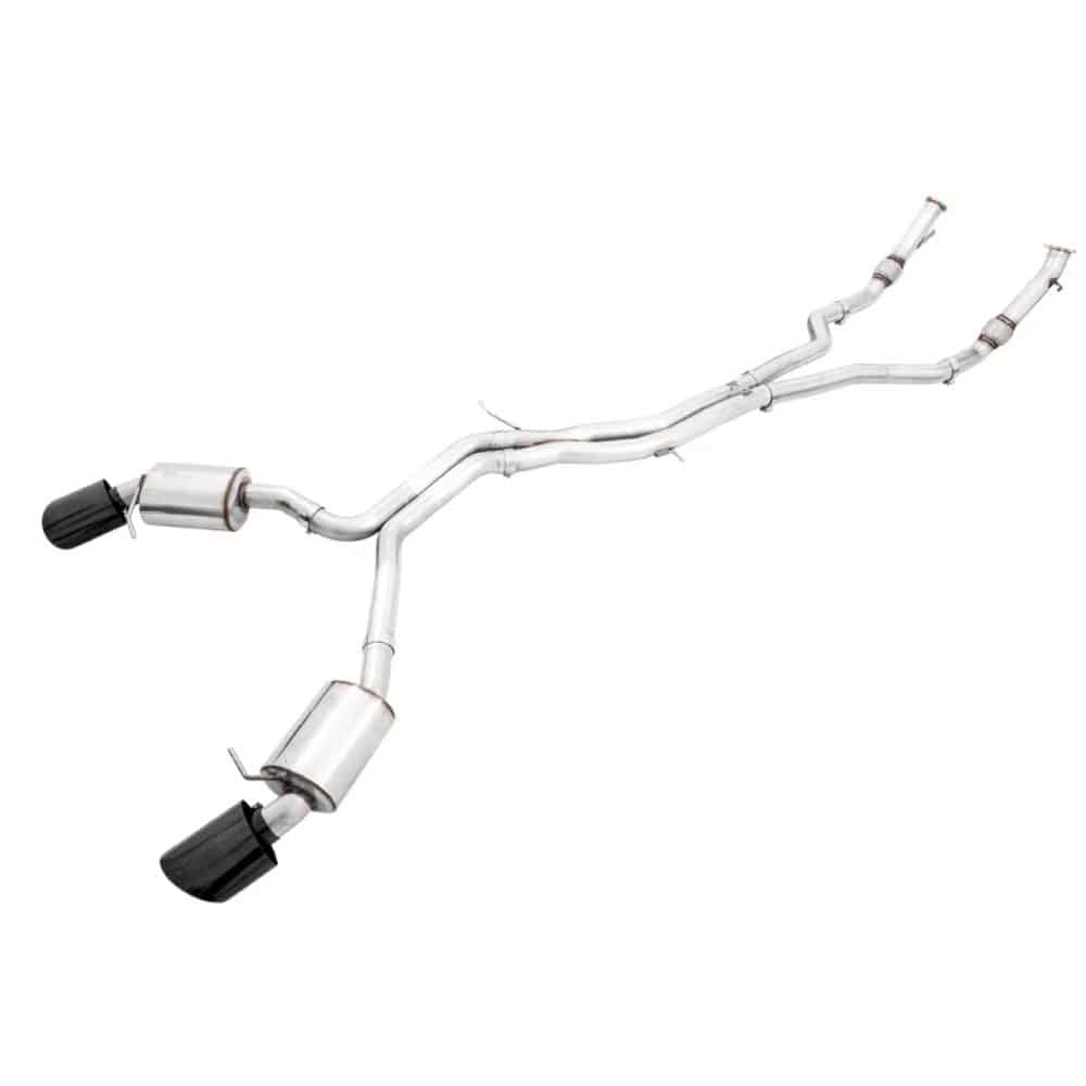 AWE Tuning Touring Edition Exhaust Non-Resonated w/ Diamond Black RS-Style Tips for B9 Audi RS5 Sportback