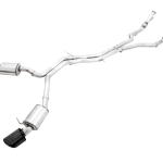 AWE Tuning Touring Edition Exhaust-Non Resonated- Diamond Black RS Style Tips for B9 Audi RS5 Sportback