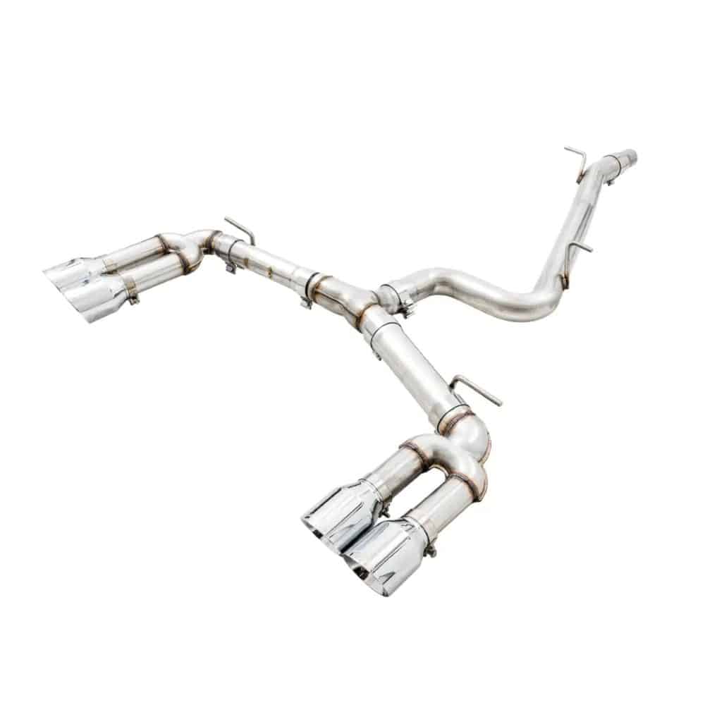 AWE Tuning Track Edition Exhaust w/ Chrome Silver Tips for 8V Audi S3