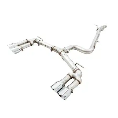 AWE Tuning Track Edition Exhaust w/ Chrome Silver Tips for 8V Audi S3 [3015-42142]