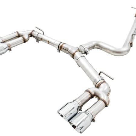 AWE Tuning Track Edition Exhaust w/Chrome Silver Tips 102mm for 8V Audi S3 [3015-42142]
