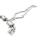 AWE Track Edition Exhaust w/ Chrome Silver Tips for G2X BMW M340i & M440i