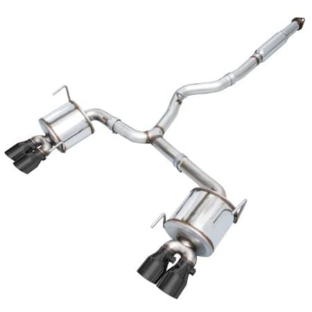 AWE Tuning Subaru Sedan Touring Edition Exhaust – Diamond Black Tip (102mm) for Subaru Impreza / WRX STI [3015-43108]