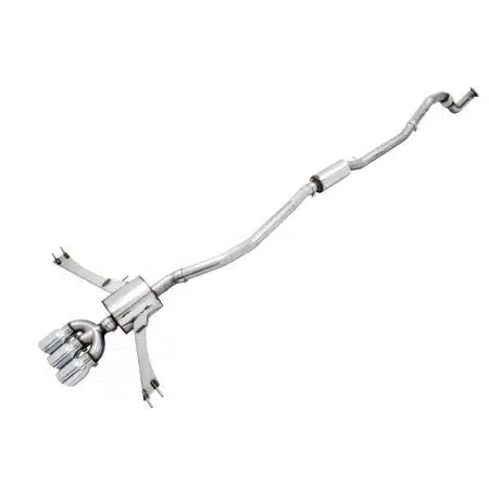 AWE Touring Edition Exhaust with Triple Chrome Silver Tips for FC1 / FC3 Honda Civic Si [3015-52012]
