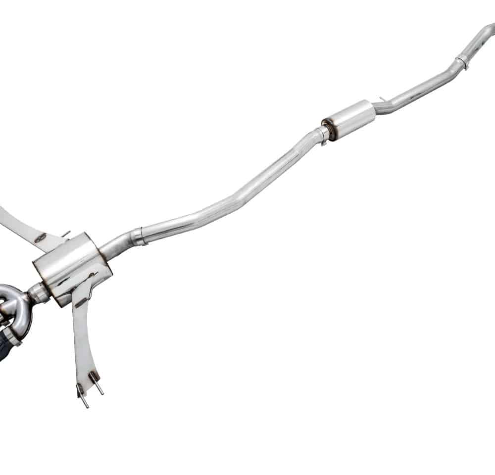 AWE Tuning Touring Edition Exhaust w/Front Pipe & Triple Diamond Black Tips FC / FK Honda Civic Si