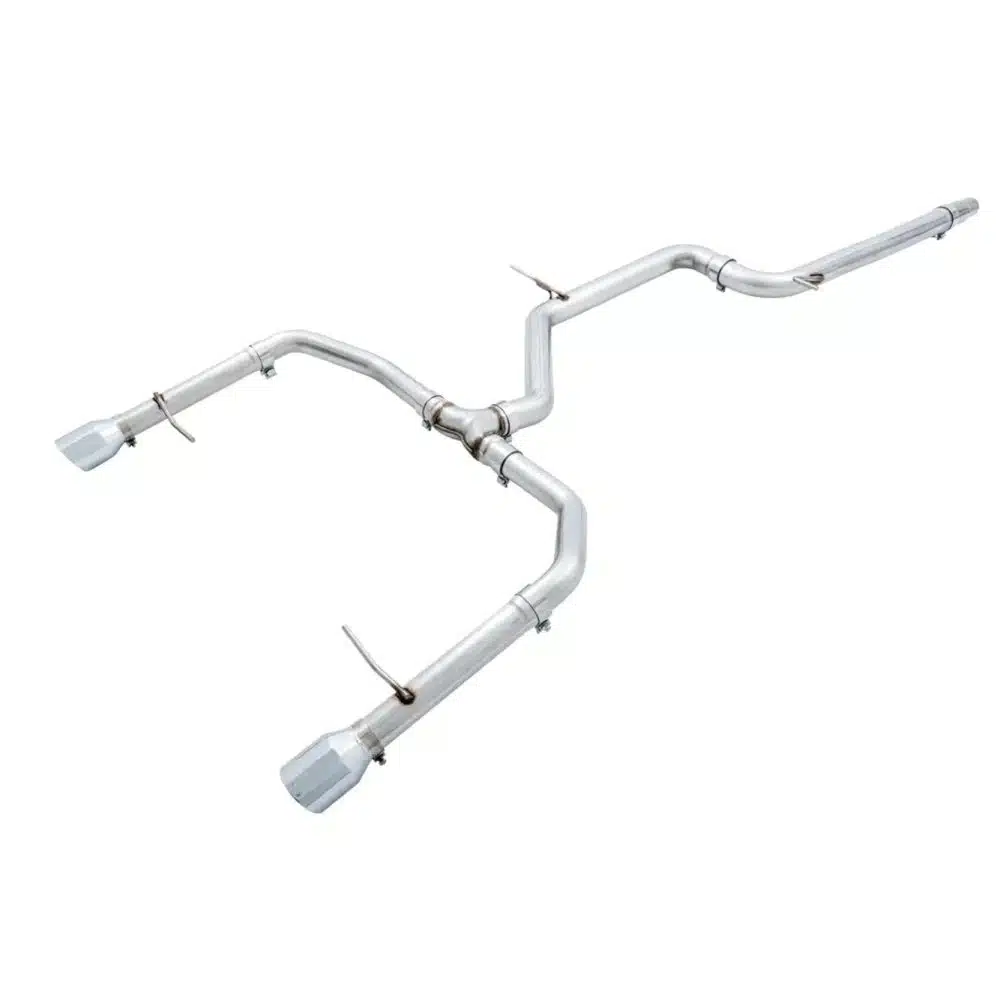 AWE Tuning Track Exhaust w/ Chrome Silver Tips for Mk7 Volkswagen Jetta GLI