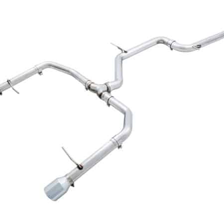 AWE Tuning Track Edition Exhaust – Chrome Silver Tips (Fits OEM DP) for Mk7 Volkswagen Jetta GLI [3020-22034]