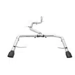 AWE Tuning Track Exhaust w/ Diamond Black Tips for Mk7 Volkswagen Jetta GLI