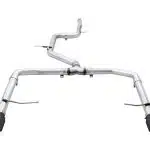 AWE Tuning Track Exhaust - Diamond Black Tips (Fits High-Flow DP) for Mk7 Volkswagen Jetta GLI