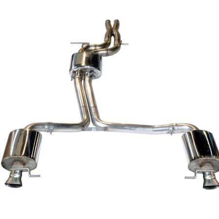 AWE Tuning Track Edition Exhaust – Chrome Silver Tips (102mm) for B8.5 Audi S5 [3010-42052]