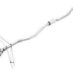 AWE Tuning Track Edition Exhaust w/Front Pipe & Dual Chrome Silver Tips for FC / FK Honda Civic Si