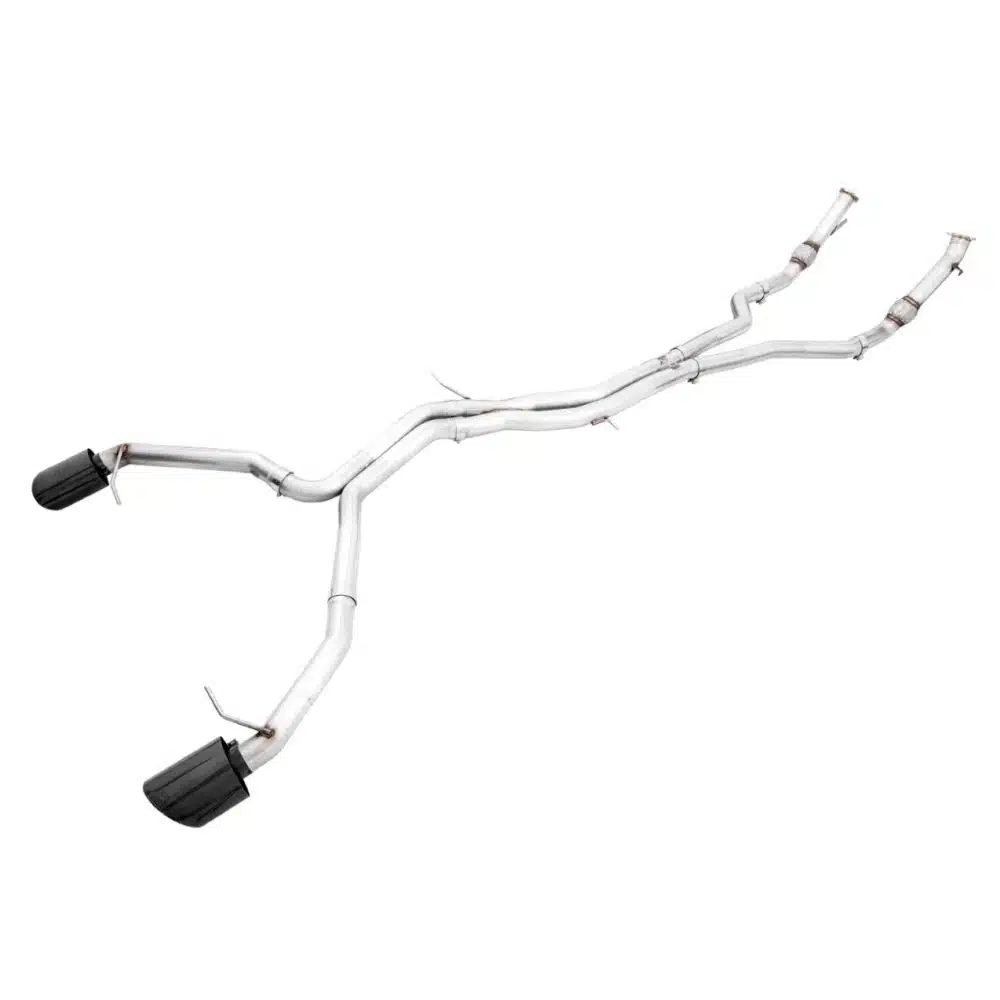 AWE Tuning Track Edition Exhaust w/ Diamond Black RS Tips for B9 Audi RS5