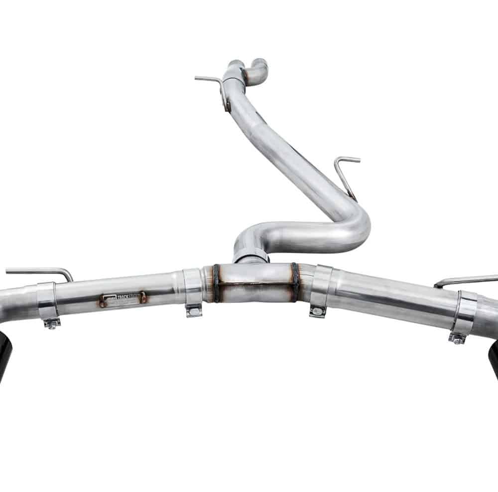 AWE Tuning Track Edition Exhaust - Diamond Black RS-Style Tips for 8S / RK3 Audi TT RS