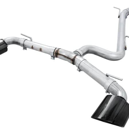 AWE Tuning Track Edition Exhaust – Diamond Black Tips RS-Style Tips for 8V Audi RS3 [3020-33064]