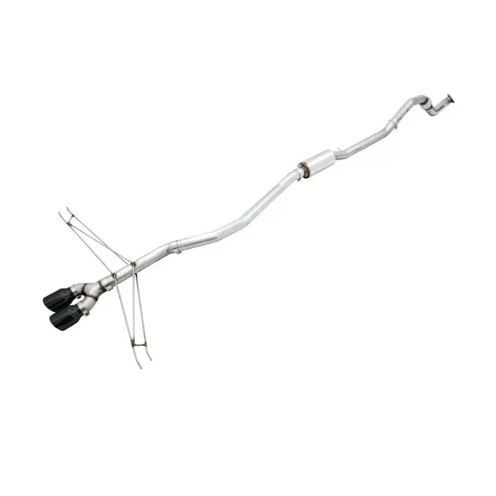 AWE Tuning Track Edition Exhaust w/ Front Pipe & Dual Diamond Black Tips for FC1 and FC3 Honda Civic Si