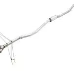 AWE Tuning Track Edition Exhaust w/Front Pipe & Dual Diamond Black Tips for FC / FK Honda Civic Si