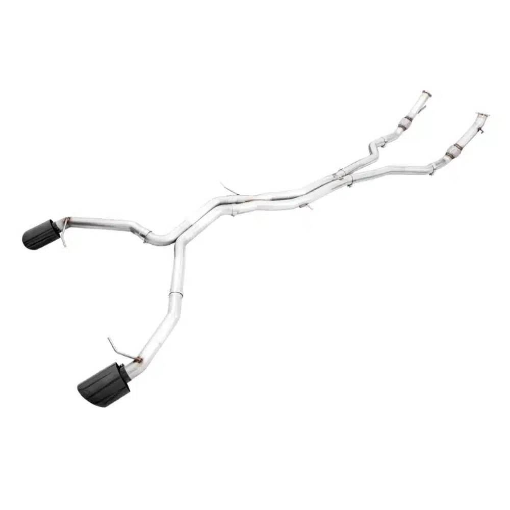 AWE Track Edition Exhaust w/ Diamond Black RS-Style Tips for B9.5 Audi RS5 Sportback