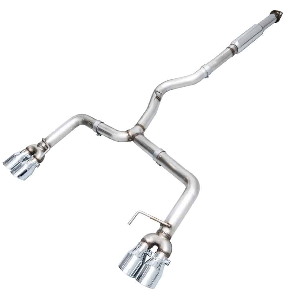 AWE Tuning Track Edition Exhaust - Chrome Silver Tips (102mm) for Subaru Impreza / WRX STI