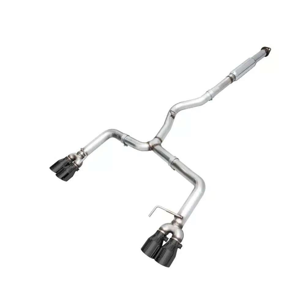 AWE Track Edition Exhaust with Diamond Black Tips for the VA / GV Subaru WRX & STI