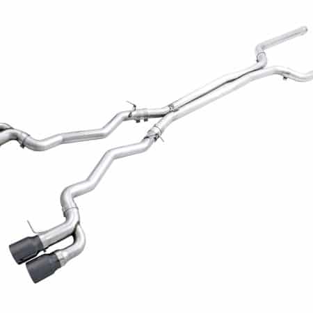 AWE Tuning Cat-back Exhaust – Track Edition (Diamond Black Tips) for F90 BMW M5 [3020-43078]