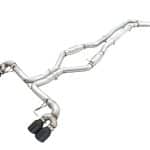 AWE Touring Edition Resonated Exhaust w/ Quad Diamond Black Tips for G2X BMW M340i & M440i