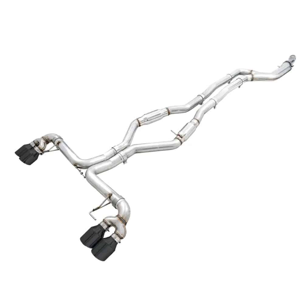 AWE Tuning Track Edition Exhaust w/ Quad Diamond Black Tips for G2X BMW M340i & M440i