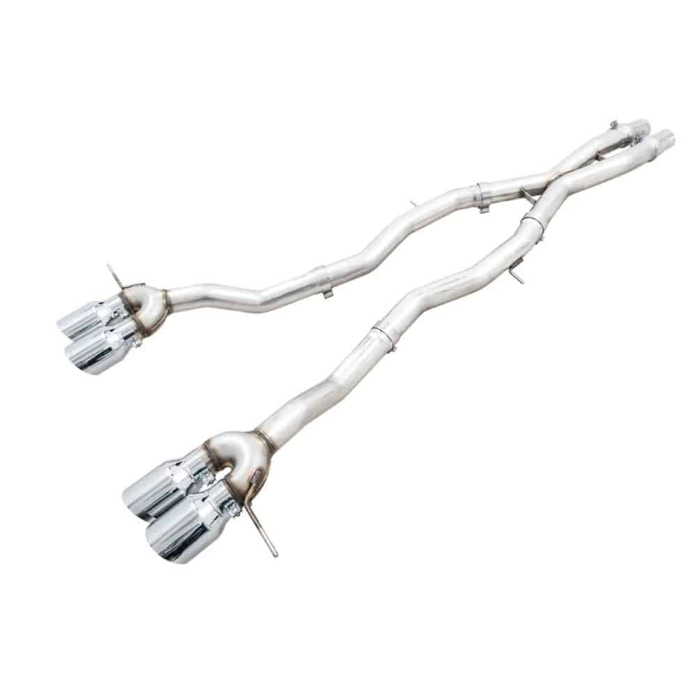 AWE Track Edition Catback Exhaust w/ Chrome Silver Tips for G8X BMW M3 & M4