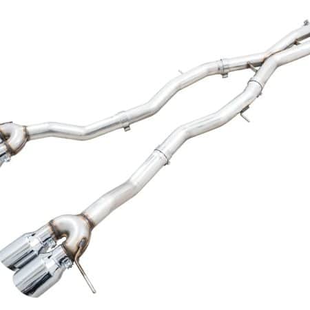 AWE Track Edition Catback Exhaust w/ Chrome Silver Tips for G8X BMW M3 & M4 [3020-43482]