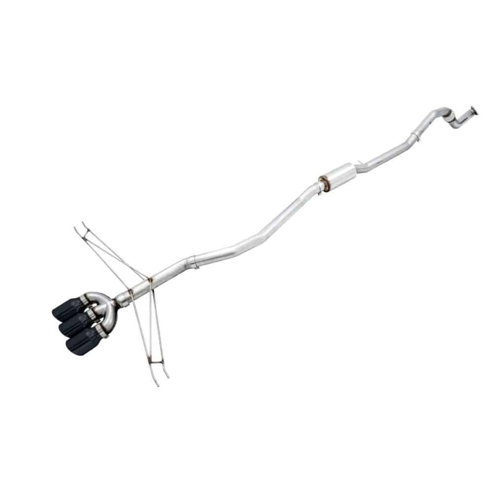 AWE Track Edition Exhaust w/ Triple Diamond Black Tips for FC1 & FC3 Honda Civic Si