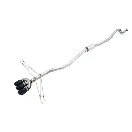 AWE Track Edition Exhaust with Triple Diamond Black Tips for FC1 / FC3 Honda Civic Si [3020-53010]
