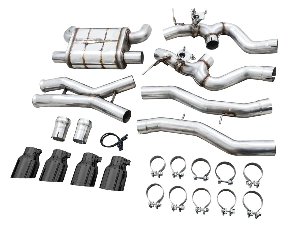 AWE Tuning AWE SwitchPath Axle-back Exhaust for BMW F90 M5 - Diamond Black Tips - 3025-43065
