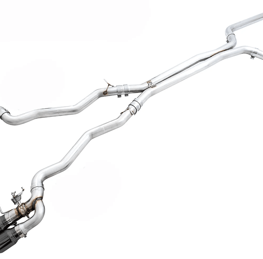 AWE Tuning M5 SwitchPath Cat-Back Exhaust- Black Diamond Tips for F90 BMW M5