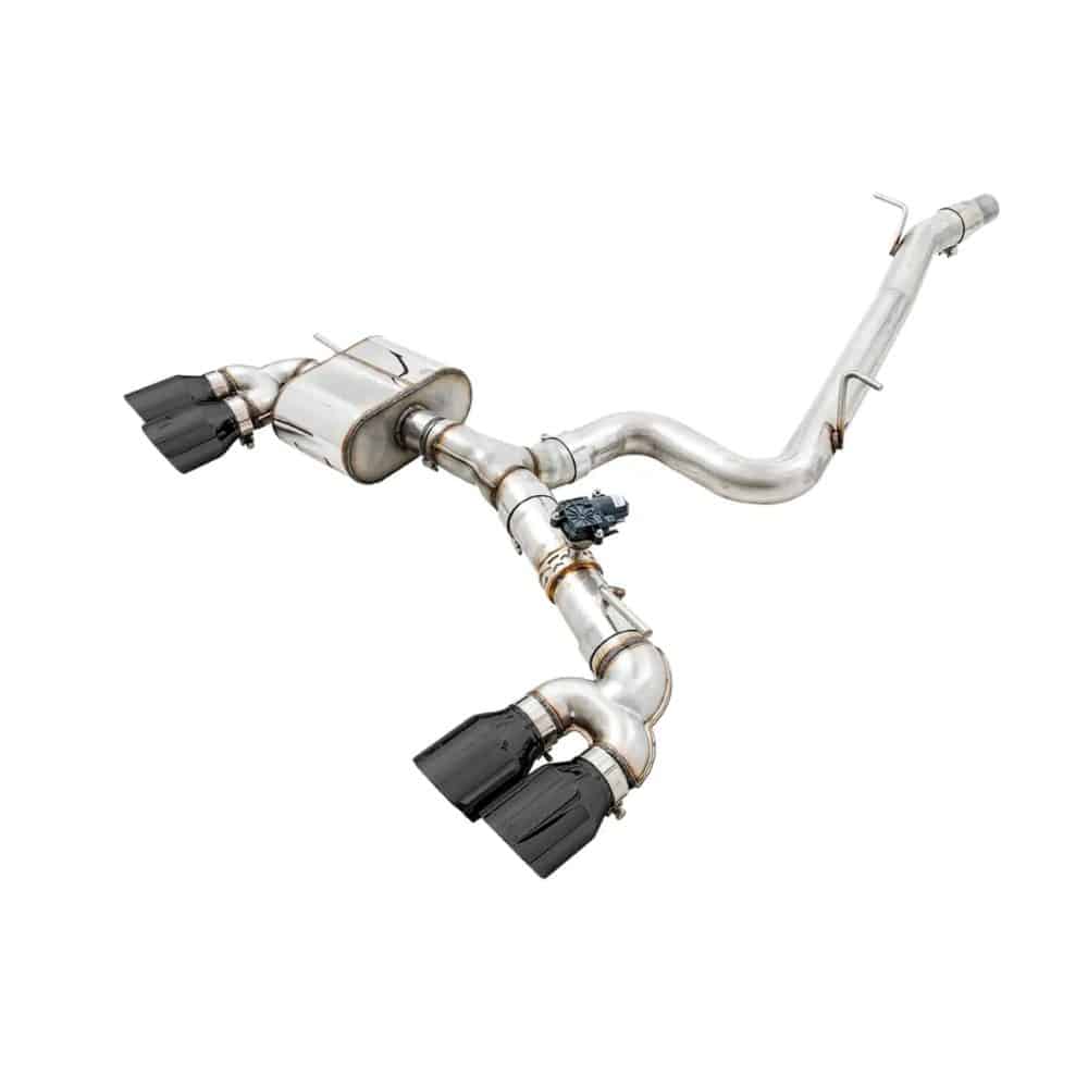 AWE SwitchPath Exhaust w/ Diamond Black Tips for MK7 Volkswagen Golf R