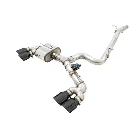 AWE SwitchPath Exhaust w/ Diamond Black Tips for MK7 Volkswagen Golf R [3025-43068]